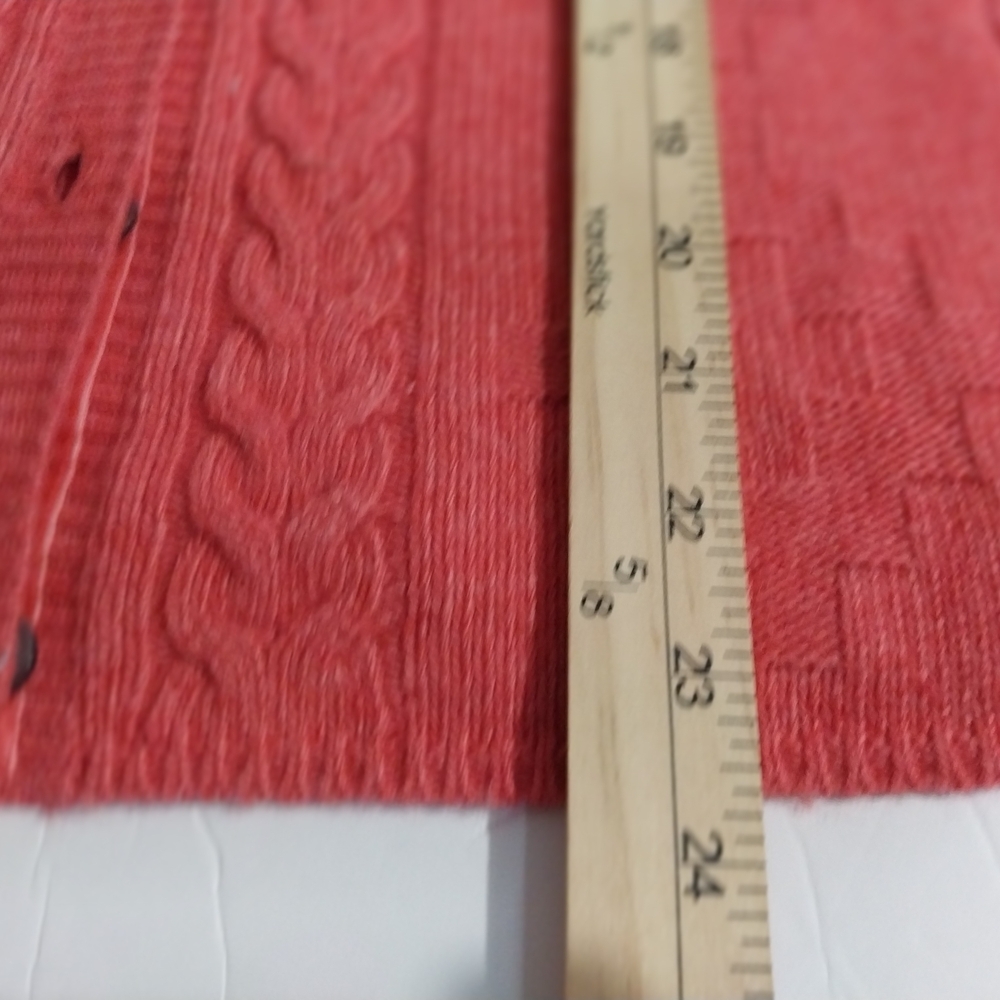 Sundance Medium Coral Button-Up Cardigan Sweater Viscose,Wool,Alpaca,Nylon - Picture 10 of 12